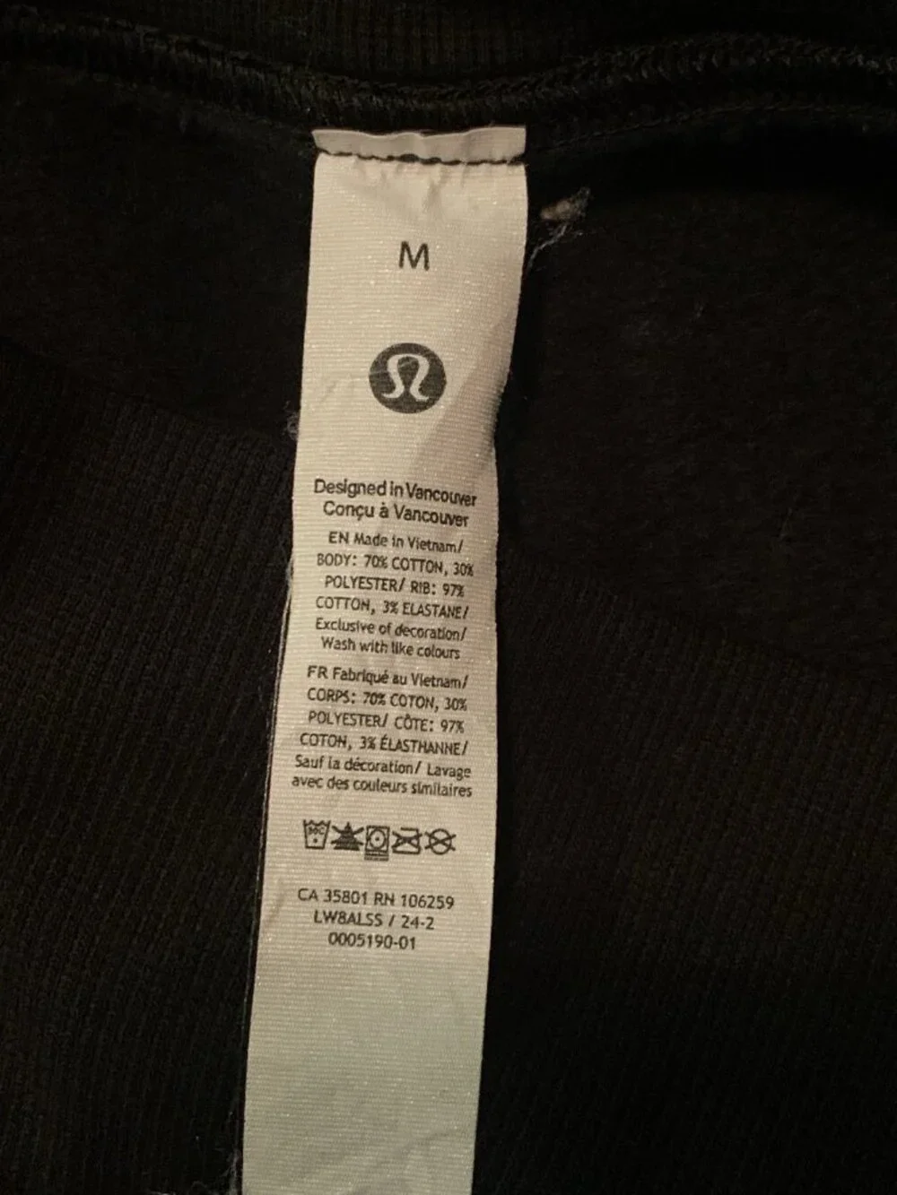 lululemon Scuba High Rise Mini Skirt Black Size Medium Workout. Summer Casual